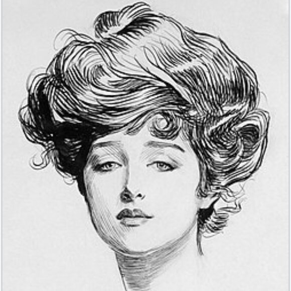 Leather American Duchess Gibson Girl Lace Keyhole Mary Jane 2.5 Edwardian Heel - Picture 15 of 17